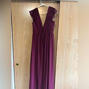 Lulus purple maxi dress